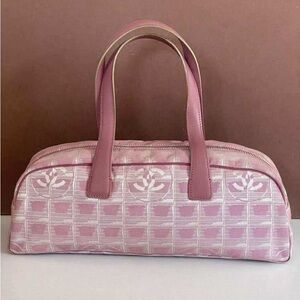 Chanel Cambon Bowling Bag – Pink Jacquard